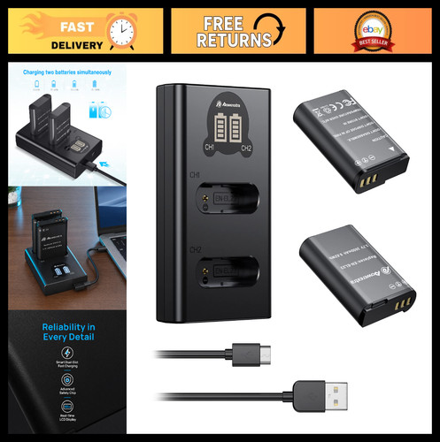 2600mah el23 batteries - en-el23,