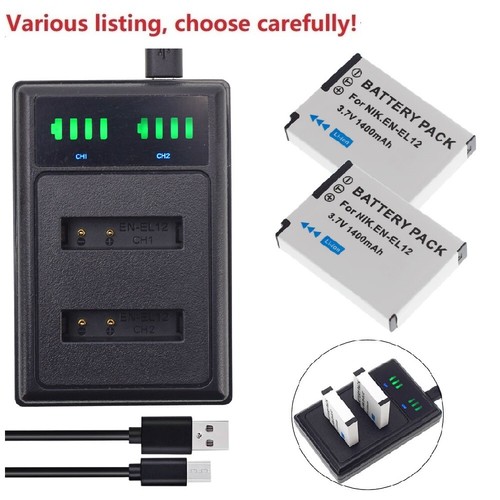 El12 battery charger for - en-el12,
